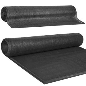 Árnyékoló háló, belátásgátló, fekete, 95% 180g/m2 1,5x25 m UV szűrővel