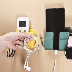 Multifunkcionális falra szerelhető tartó, fehér