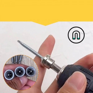 Mágneses csavar rögzítő, mágneses bitfej (5 db) 25 mm