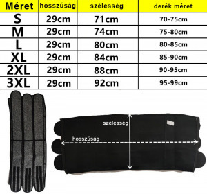 Alakformáló öv XL