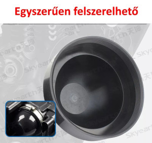 Autós fényszóró védő gumiharang, porvédő, vízálló, hőálló, 50-70 mm