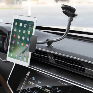 Autós mobiltelefon, tablet és GPS tartó, tapadókorongos, szélvédő/műszerfal