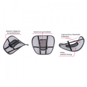 Deréktámasz, háttámasz autóba és székre