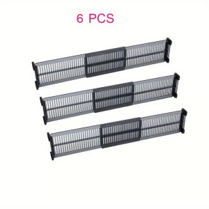 Állítható fiókszervező készlet átlátszó - 6 db