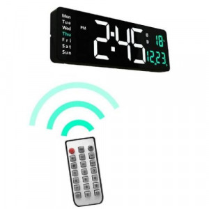 Nagyméretű digitális óra LED kijelzővel, távirányítóval - 6626