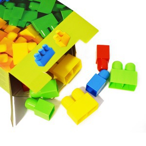 32 darabos óriás, fejlesztő építőkocka készlet