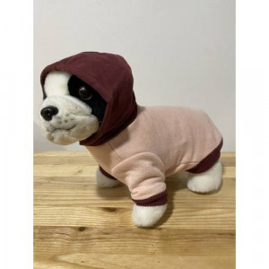 Kapucnis Kutyapulcsi -S méretben rózsaszín, sötétkék , szürke színben