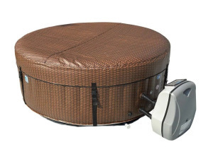 Avenli felfújható jakuzzi Nice barna rattan hatású 204x70cm (14196EUV31)