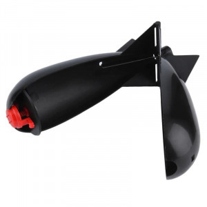 Nagyméretű etetőrakéta horgászathoz fekete