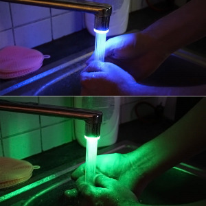 LED-es csapvég hőmérséklet szenzoros