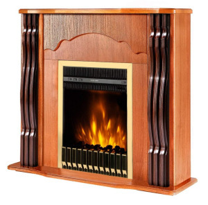 Elektromos kandalló Clasic barna & Gala silver, 883x950x300 mm, 2000 W