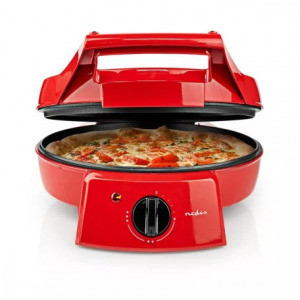 Pizzakészítő és grillsütő, 30 cm, állítható hőmérséklet, 1800 W