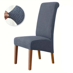 1 darab modern ebédlőszék huzat szürke - XL