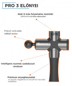 Booster PRO3 masszázspisztoly