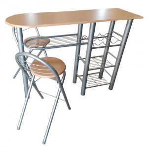 Konyhai bárszett 2szék+asztal