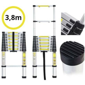 Teleszkópos alumínium létra, 3,8m