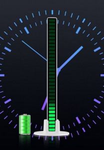 Alphaone zenére változó led kijelző