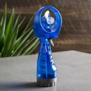 Hűsítő vízpára ventilátor- kék színben