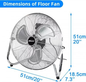 Dawoo ventilátor 220V (fekete)