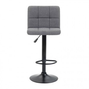 Szövet borítású bárszék 2db, világosszürke