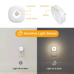 Lyridz LED meleg/hideg fény, fényerő érzékelő, 2db LED, távirányító, fehér