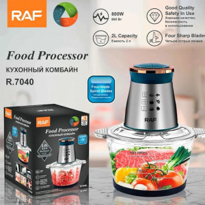 RAF R.7040 konyhai többfunkciós aprító 800 W teljesítményű speciális mini turmixgép