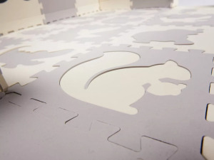 PURLOV XL hűsítőmatrac kisállatoknak - 90 × 50 cm, szürke