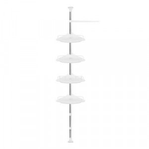 Állítható fürdőszoba sarokpolc (teleszkópos állvány)