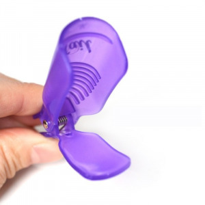 Gél lakk leoldó csipesz lila