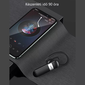 Remax Bluetooth 5.3 Headset, 90mAh akkumulátor, 8 óra beszélgetés, fekete