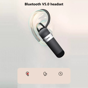 Remax Bluetooth 5.3 Headset, 90mAh akkumulátor, 8 óra beszélgetés, fekete