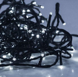 Dekortrend Basic 80 LED fényfüzér timer funkcióval, elemes, hideg fehér