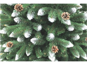 Ezüstfenyő fehér tobozzal - 120cm