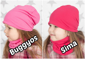 Gyerek átmeneti sapka sál szett