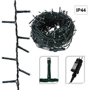 240 LED-es karácsonyi fényfüzér - meleg fehér