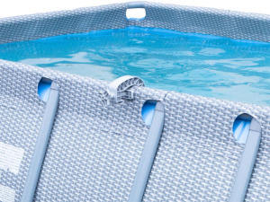 Avenli peremre akasztható szkimmer fémvázas medencéhez 39x18x43cm