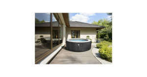 Avenli felfújható jakuzzi Vancouver antik fa hatású 175x70cm