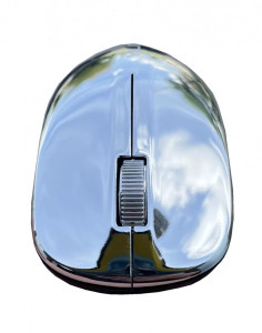 Vezeték nélküli optikai egér 33Q1, akkumulátor, 2.4GHz 1600dpi ezüst/Inox