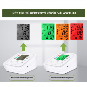 Elite felkaros digitális automata magyarul beszélő vérnyomásmérő WHO skálával