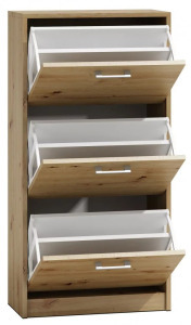 Shannan Paula cipősszekrény, 60x116x28 cm, tölgy