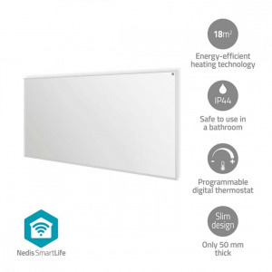 SmartLife infravörös fűtőpanel, 700 W, állítható hőmérséklettel,IP44