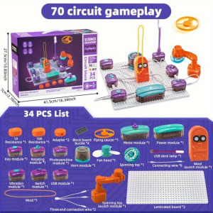 25db Elektronikus áramkör építő készlet