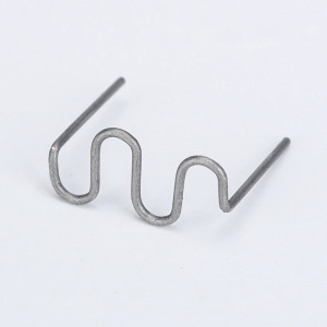 Kapocs műanyag javításhoz (100db) - hullámos, 0,8mm