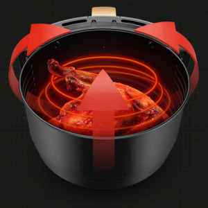 Newline Air Fryer 6 L digitális kijelzős olaj nélküli légkeveréses sütő, fritőz