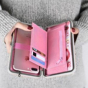 Női pénztárca, borítéktáska kék