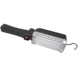 Tölthető LED munkalámpa mágnessel és kampóval