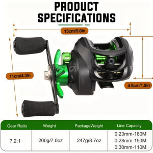 Sougayilang Baitcasting horgász orsó jobb fogantyú