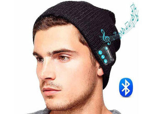 Fekete bluetooth sapka
