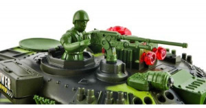 Távirányítós óriás akkumulátoros tank