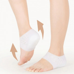 Szilikonos sarokemelő párna, sarokemelő 3 cm-es fehér